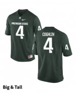 Men's Matt Coghlin Michigan State Spartans #4 Nike NCAA Green Big & Tall Authentic College Stitched Football Jersey JS50U82SA